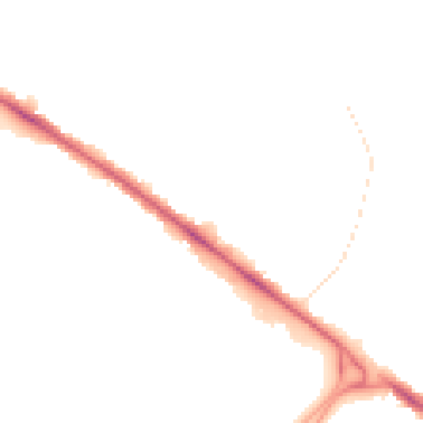 Night-time road noise heatmap for BL6 6LR