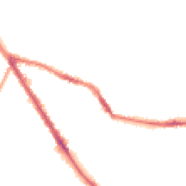 Night-time road noise heatmap for BL6 7AE