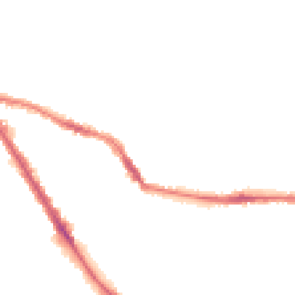 Night-time road noise heatmap for BL6 7BG