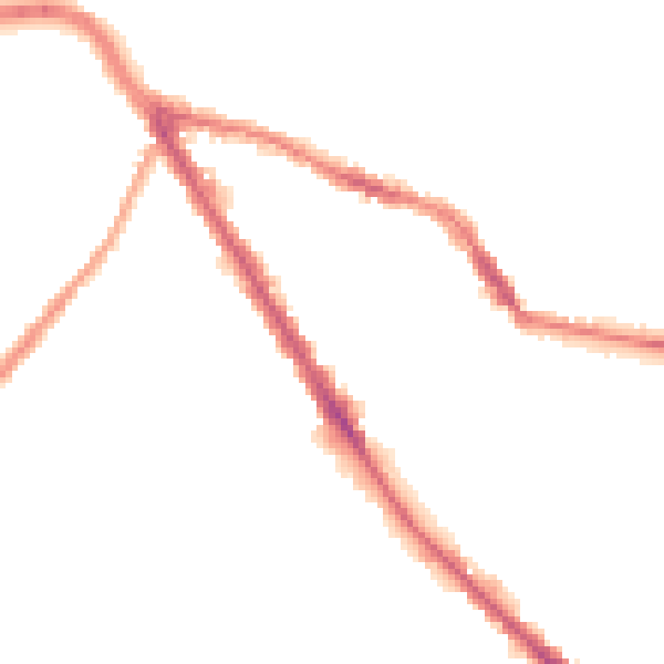 Night-time road noise heatmap for BL6 7FP