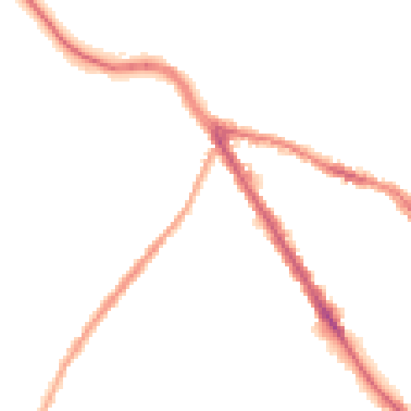 Night-time road noise heatmap for BL6 7FS