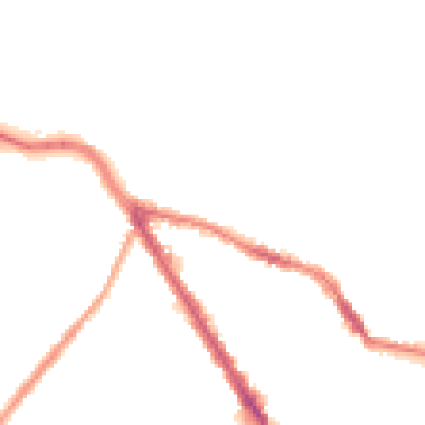 Night-time road noise heatmap for BL6 7JR