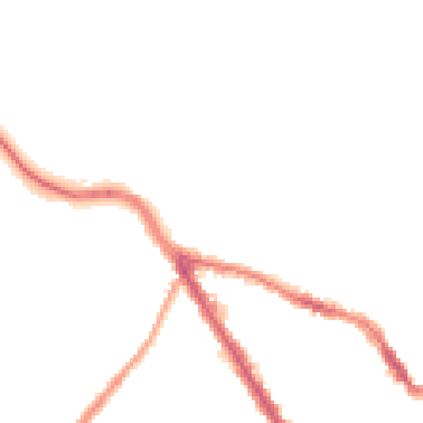 Night-time road noise heatmap for BL6 7JX