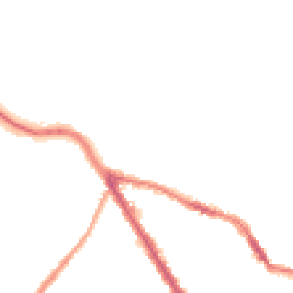 Night-time road noise heatmap for BL6 7JY