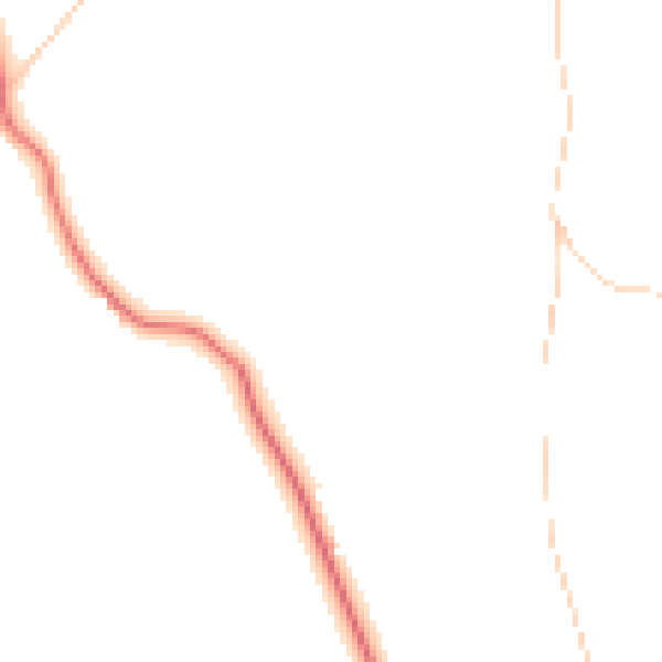 Daytime road noise heatmap for BL6 7SA