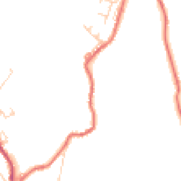 Daytime road noise heatmap for BL7 0AB