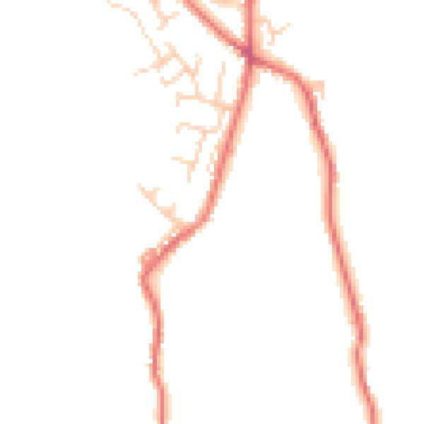 Daytime road noise heatmap for BL7 0AL
