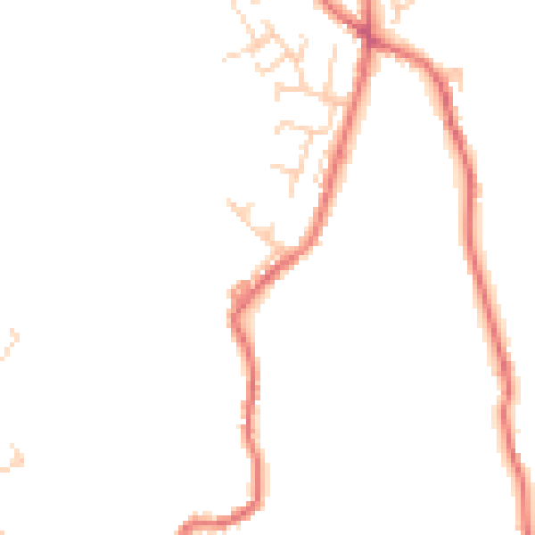 Daytime road noise heatmap for BL7 0AQ