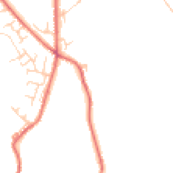 Daytime road noise heatmap for BL7 0AR