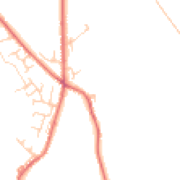 Daytime road noise heatmap for BL7 0AT