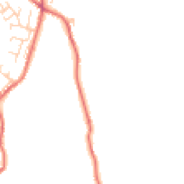 Daytime road noise heatmap for BL7 0BT
