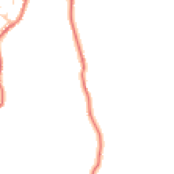Daytime road noise heatmap for BL7 0BU