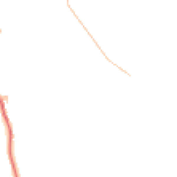 Daytime road noise heatmap for BL7 0DA