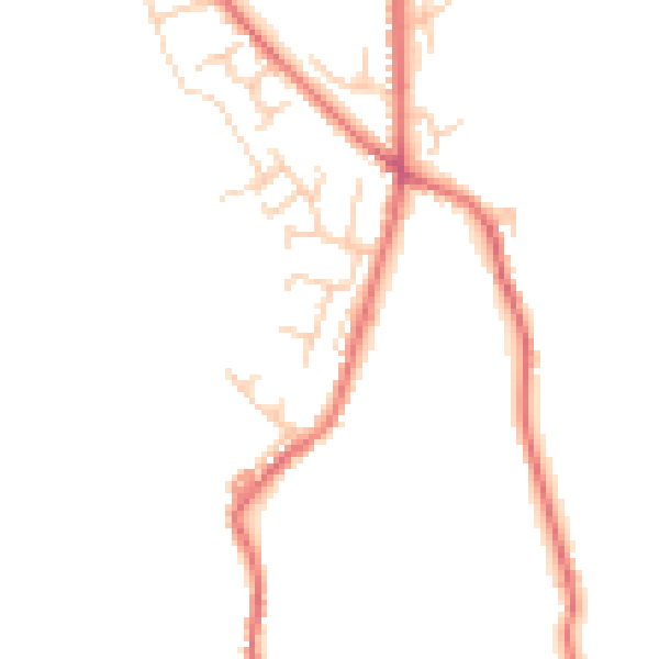 Daytime road noise heatmap for BL7 0DE