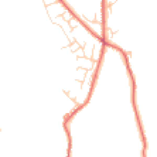 Daytime road noise heatmap for BL7 0DF