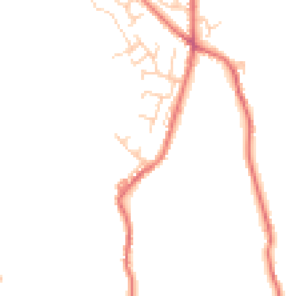 Daytime road noise heatmap for BL7 0DN