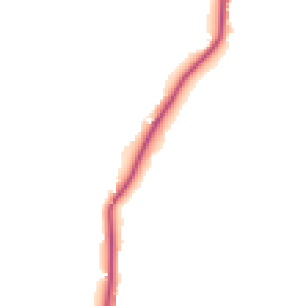 Daytime road noise heatmap for BL7 0DP