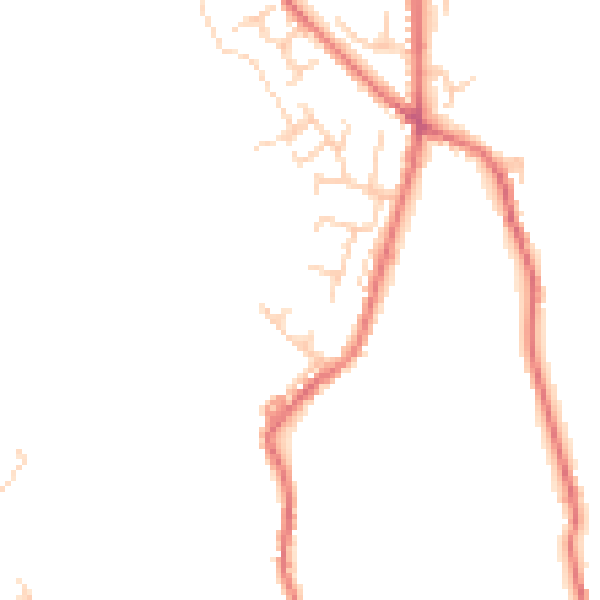 Daytime road noise heatmap for BL7 0DW