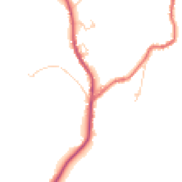 Daytime road noise heatmap for BL7 0EH