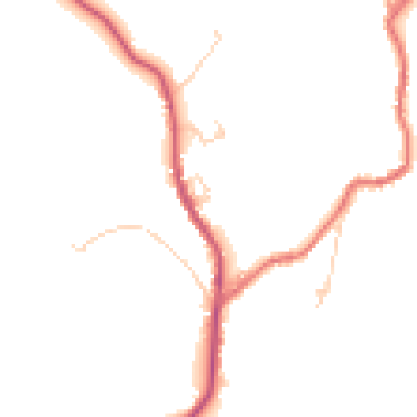 Daytime road noise heatmap for BL7 0ET