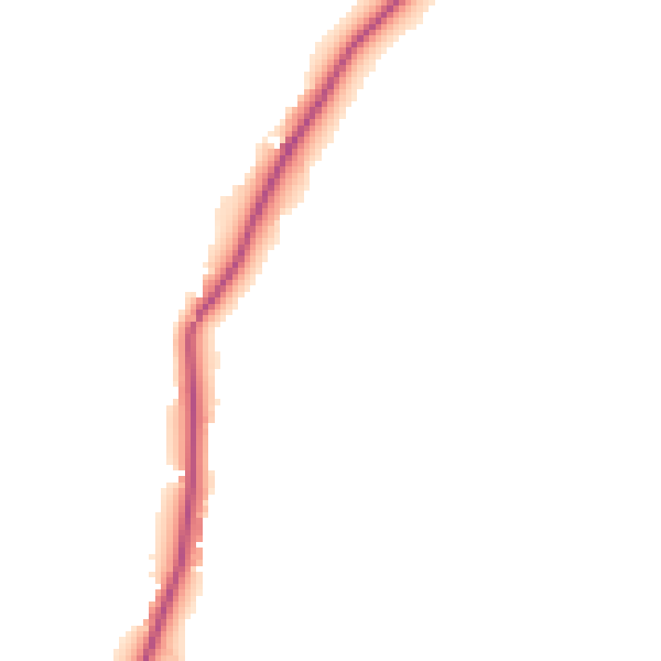 Daytime road noise heatmap for BL7 0HL