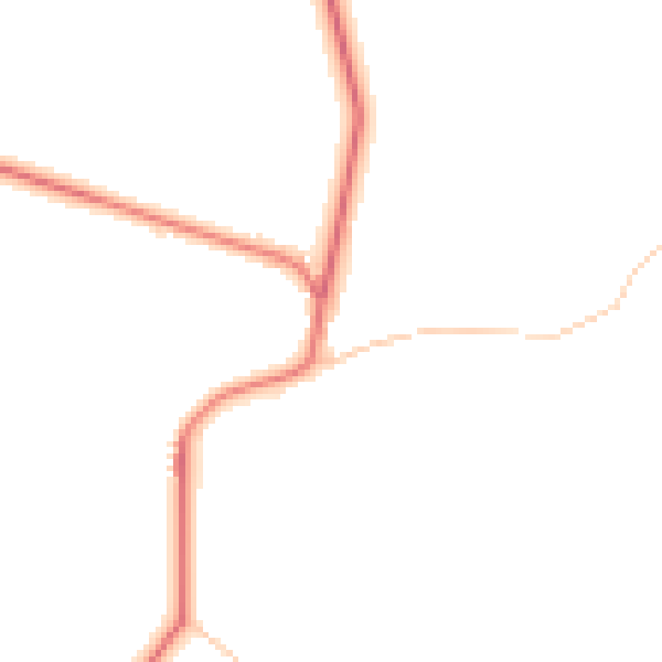 Daytime road noise heatmap for BL7 0JR