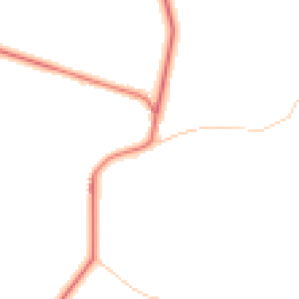 Daytime road noise heatmap for BL7 0LB