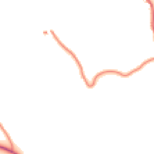 Daytime road noise heatmap for BL7 0LP