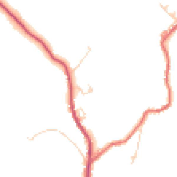 Daytime road noise heatmap for BL7 0NL