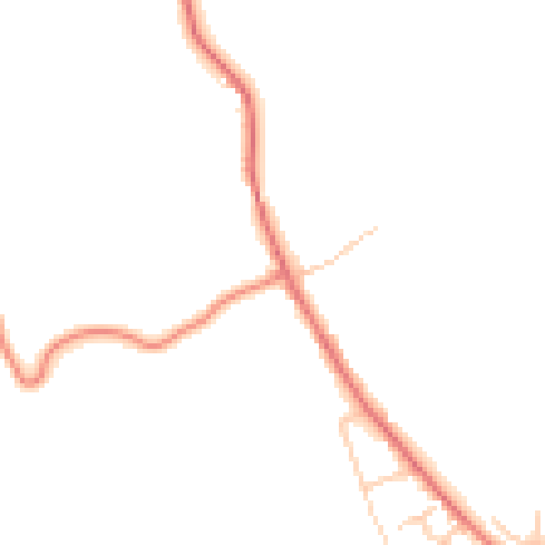 Daytime road noise heatmap for BL7 0PS