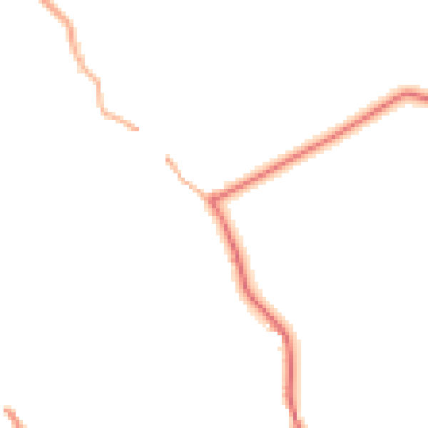 Daytime road noise heatmap for BL7 0PX