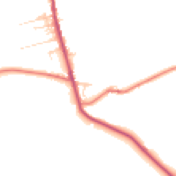 Daytime road noise heatmap for BL7 8AE