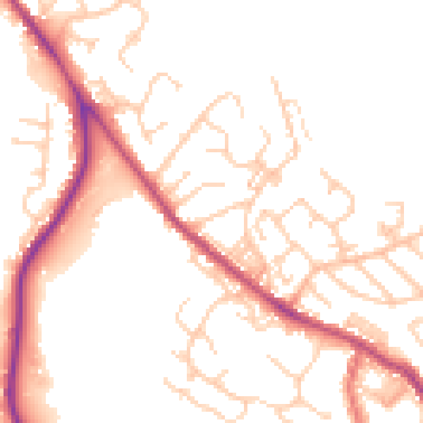 Daytime road noise heatmap for BL7 9HL