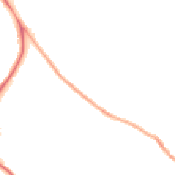Night-time road noise heatmap for BL7 9HY