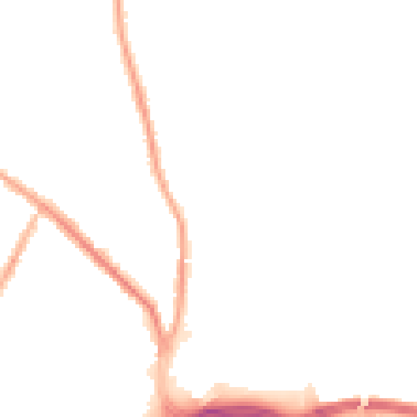 Night-time road noise heatmap for BL8 1BE