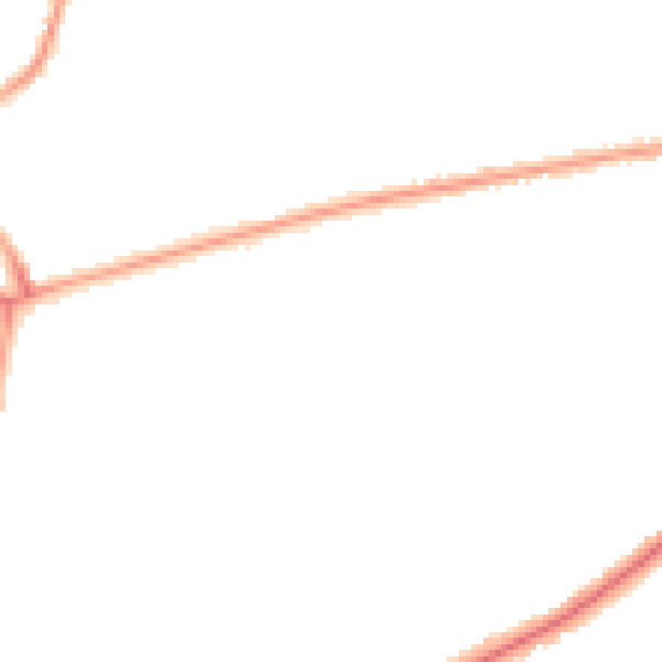 Night-time road noise heatmap for BL8 2HS