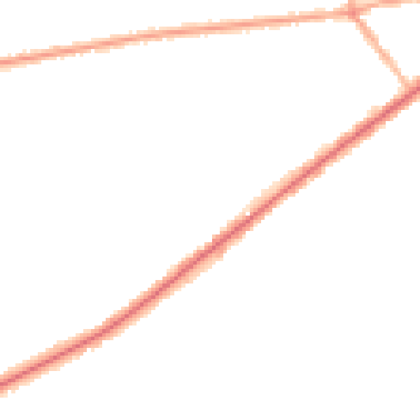 Night-time road noise heatmap for BL8 2XA