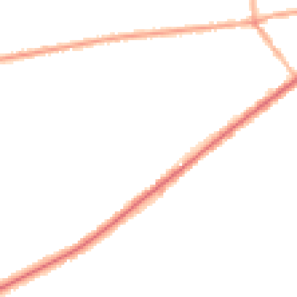 Night-time road noise heatmap for BL8 2XE