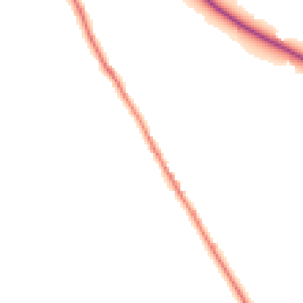 Daytime road noise heatmap for BL8 3QN