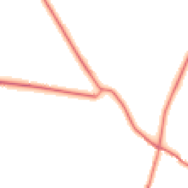 Daytime road noise heatmap for BL8 3QU