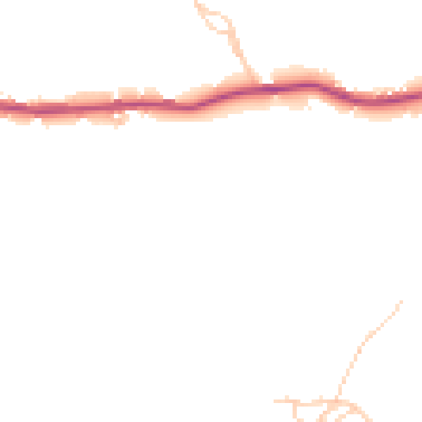 Daytime road noise heatmap for BL8 4JE