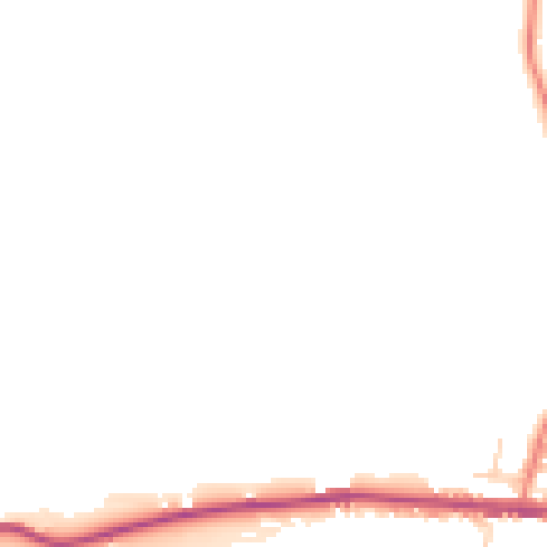 Daytime road noise heatmap for BL8 4JT