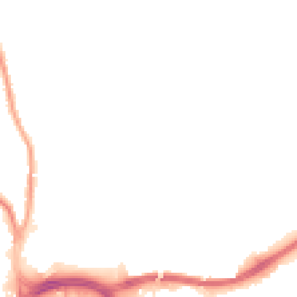 Night-time road noise heatmap for BL9 0FU
