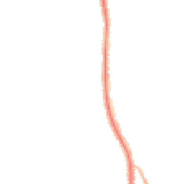 Night-time road noise heatmap for BL9 5DU