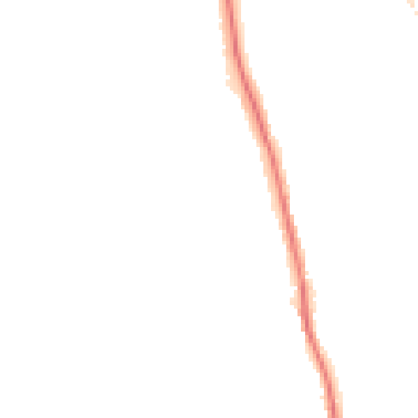 Night-time road noise heatmap for BL9 5JS