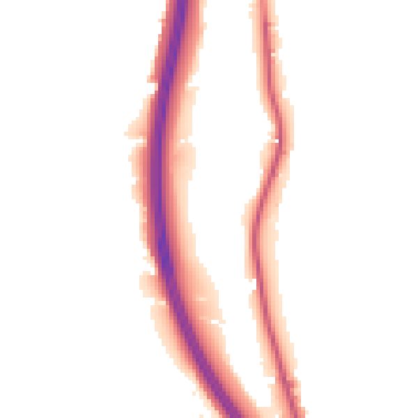 Night-time road noise heatmap for BL9 5NH