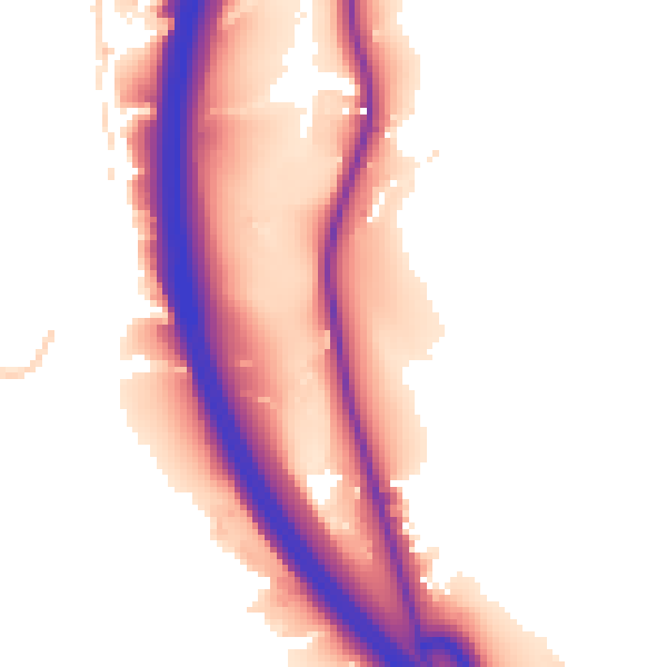 Daytime road noise heatmap for BL9 5NJ