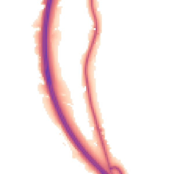 Night-time road noise heatmap for BL9 5NJ
