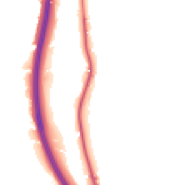 Night-time road noise heatmap for BL9 5NL