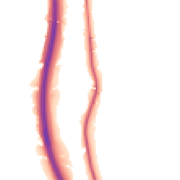 Night-time road noise heatmap for BL9 5NP